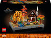 LEGO Icons Le Jardin du Chalet d'Automne, Ensemble de Construction, D&eacute;coration Int&eacute;rieure Personnalisable pour Adultes 11372