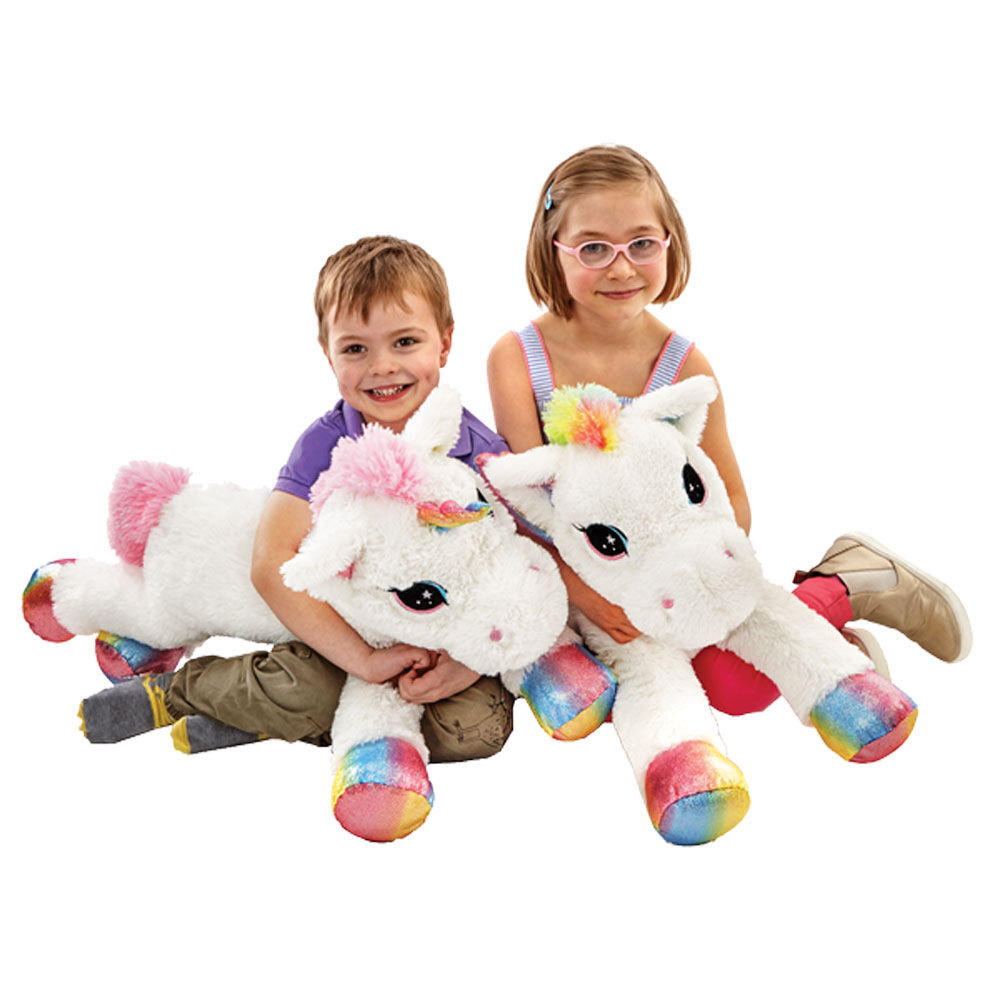 Snuggle buddies unicorn shop 80cm