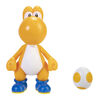Figurines Super Mario 4 pouces - Yoshi orange avec oeuf