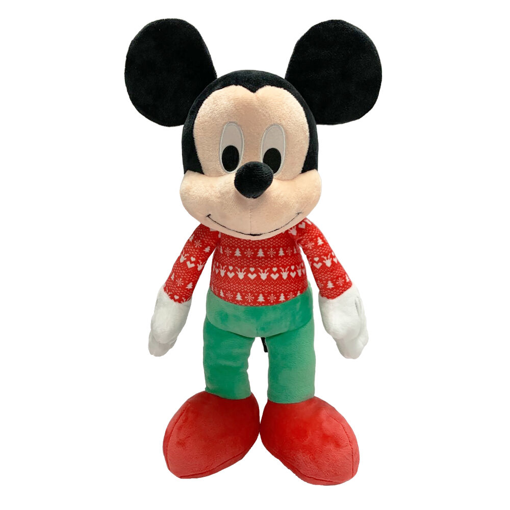 Mickey holiday plush deals