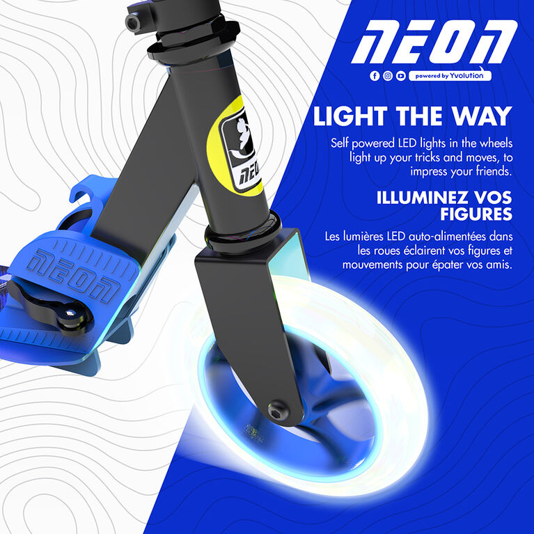 Yvolution Neon Apex 145 2-wheel scooter - Blue