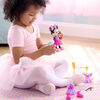 Disney Junior Minnie Mouse Fabulous Fashion Ballerina Doll, 13-piece Doll and Accessories Set