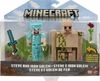 Minecraft Toys, 2-Pack of Action Figures, Gifts for Kids