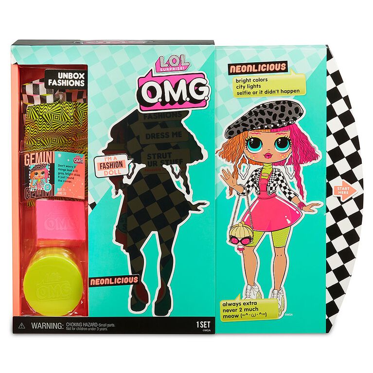 L.O.L. Surprise! O.M.G. Neonlicious Fashion Doll