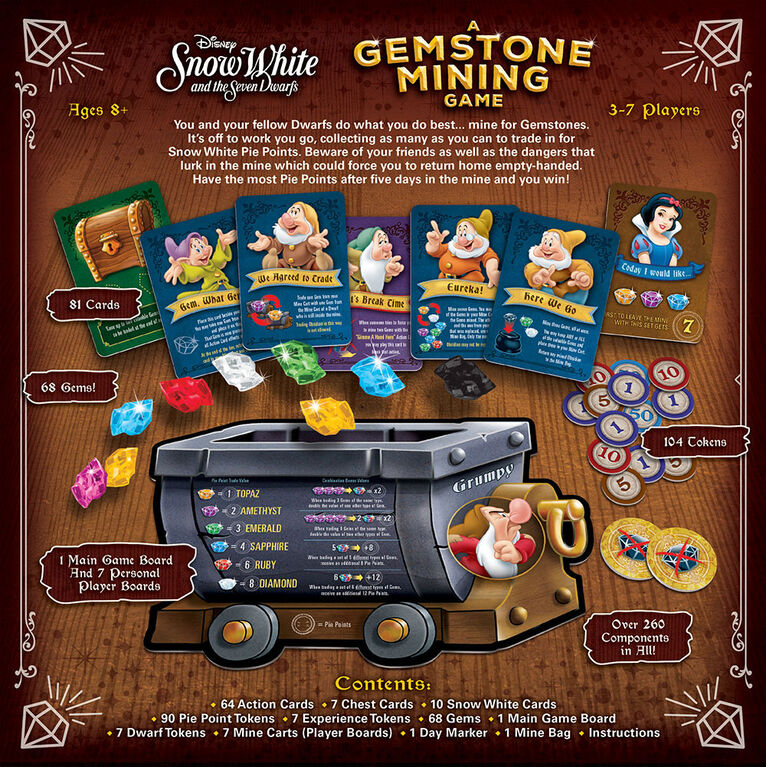 Disney Snow White and the Seven Dwarfs: A Gemstone Mining Game - English Edition