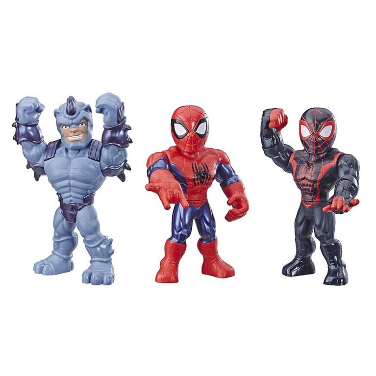 Playskool Heroes Mega Mighties Marvel Super Hero Adventures - Trio de figurines Web Warriors