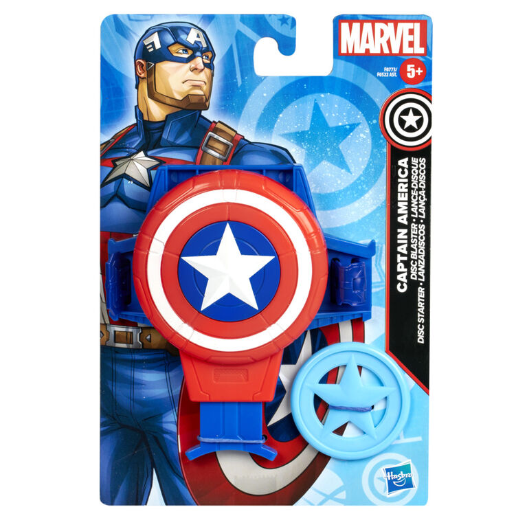 Hasbro Marvel Captain America Shield Gauntlet Disc Blaster Role-Play Toy, For Kids Ages 5 and Up