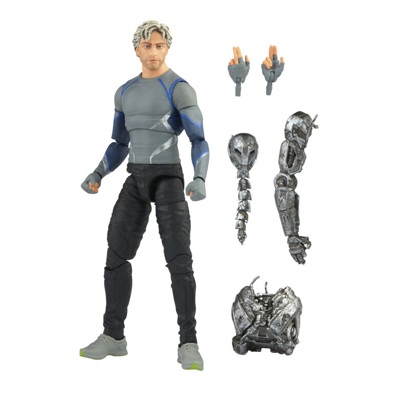 Hasbro Marvel Legends Series 6-inch Scale Action Figure Toy Quicksilver, Infinity Saga character