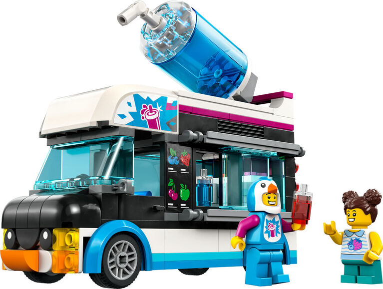 LEGO City La camionnette à glace Pingouin 60384; Jeu de construction (194 pièces)