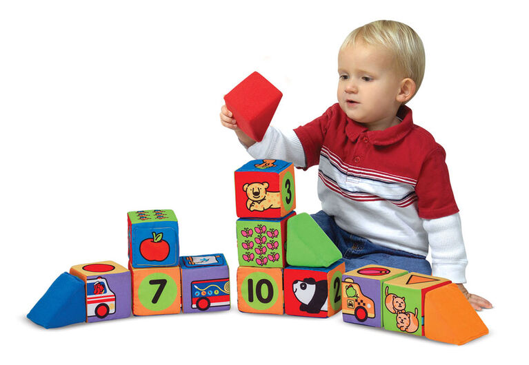 Melissa & Doug - Match & Build Blocks - styles may vary