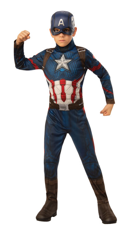 Captain America Costume - Small 4-6