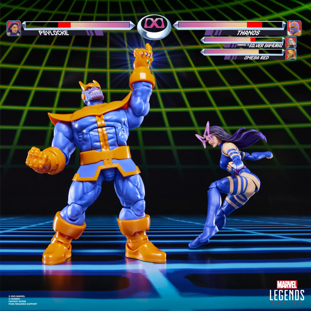 Marvel Legends Series Gamerverse Psylocke vs. Thanos Action Figure Collectibles