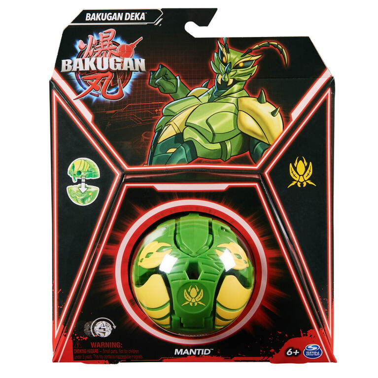 Bakugan Deka, Mantid, Jumbo Collectible, Customizable Action Figure and Trading Cards, Combine & Brawl