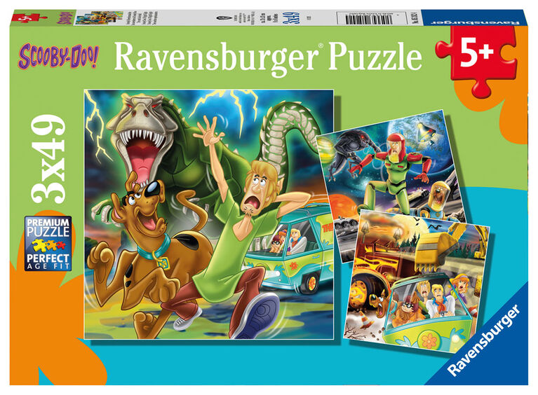 Ravensburger Scooby Doo : Casse-tête 49 pièces Night Fright (paquet de 3)