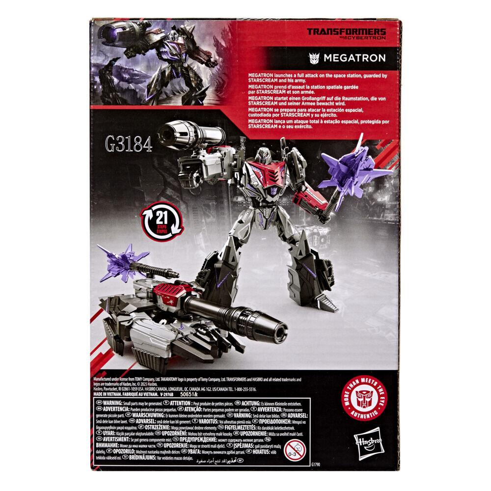Transformers Studio Series MTMTE Collection War for Cybertron Megatron Action Figure