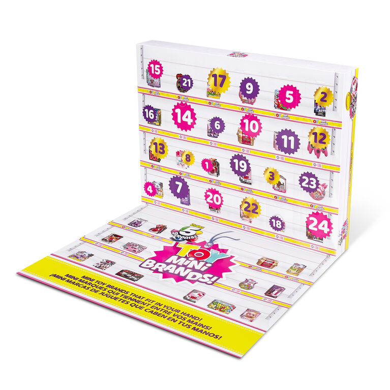 Toy Mini Brands Limited Edition Advent Calendar with 4 Exclusive Minis by  ZURU