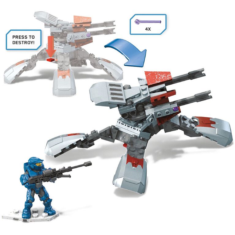 Mega Construx Halo Banished Turret Building Set Toys R
