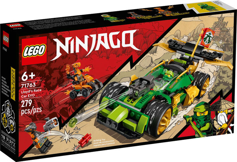 LEGO NINJAGO Lloyd's Race Car EVO 71763 Building Kit (279 Pieces)