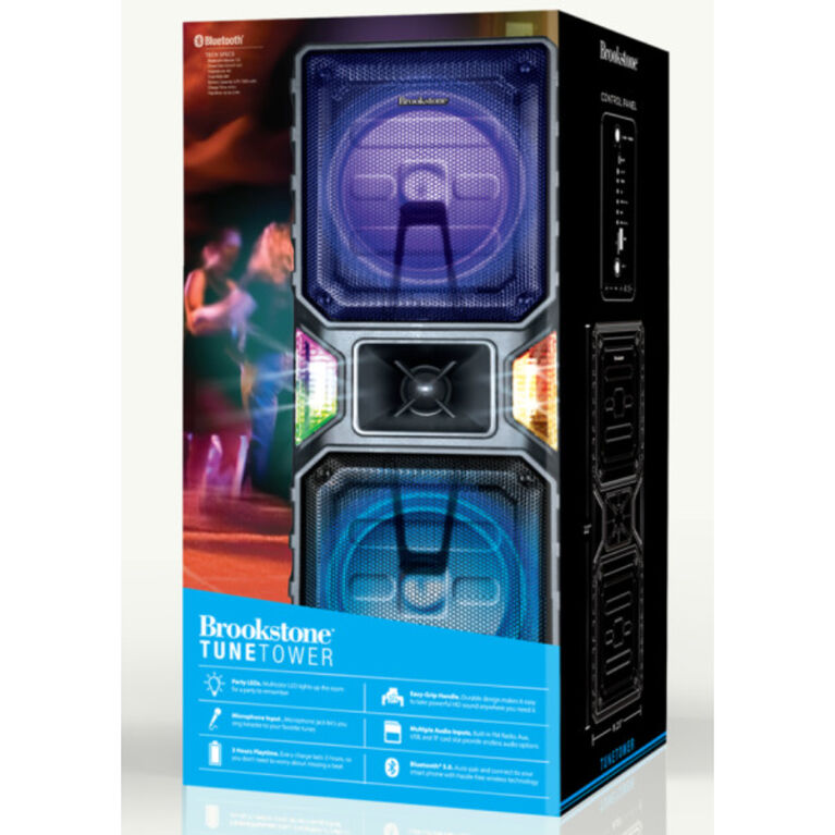 Brookstone TUNE TOWER Bluetooth Speaker English Edition Toys R Us