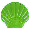 Kinetic Sand, Seashell Container with 4.5oz Neon Green and Kinetic Beach Sand