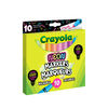 Marqueurs lavables Crayola néon, 10 pièces
