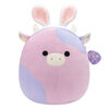 Squishmallows 7.5" Easter - Patty Pink and Purple Cow