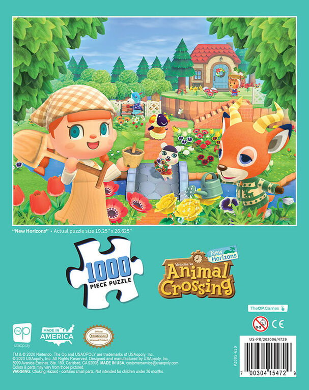 Animal Crossing "New Horizons" Puzzle 1000 pièces