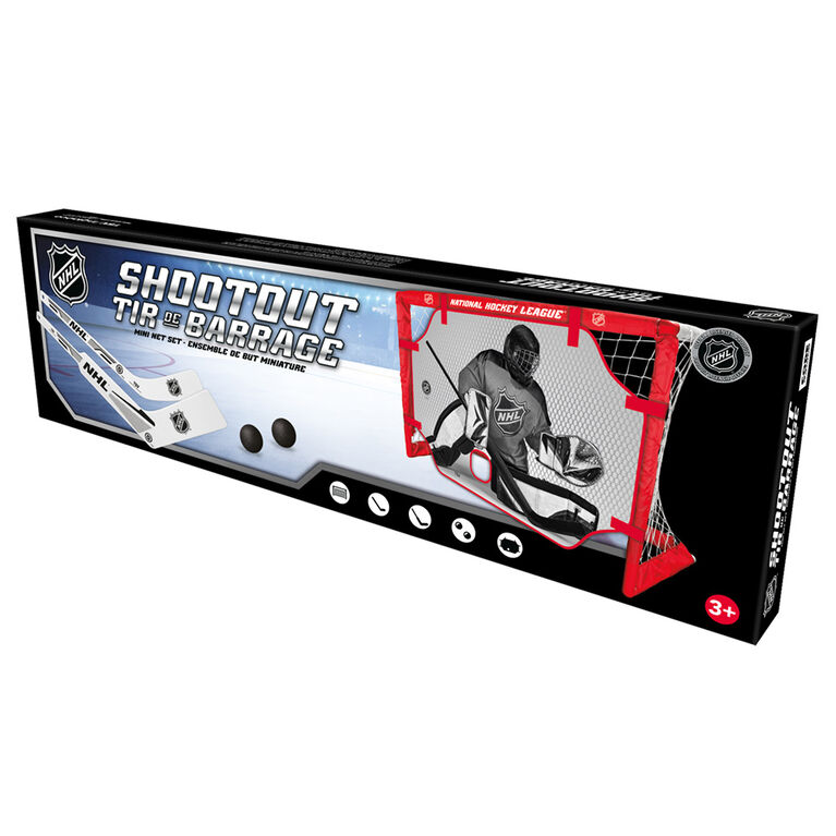 NHL Shield Mini shootout net