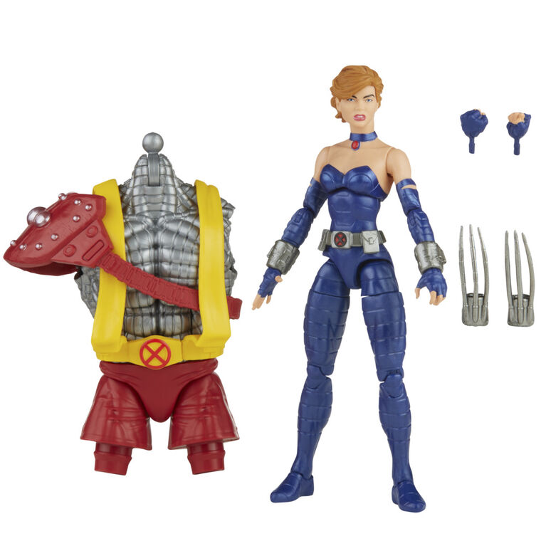 Marvel Legends Series 6-inch Scale Action Figure Toy Marvel's Shadowcat and 1 Build-A-Figure Part