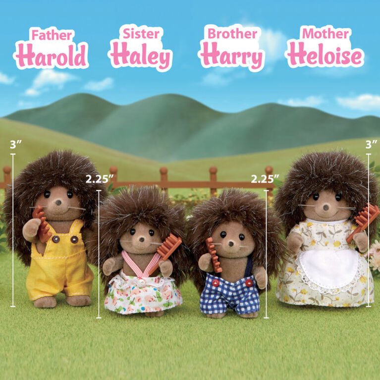 Calico Critters - Pickleweeds Hedgehog Family - English Edition