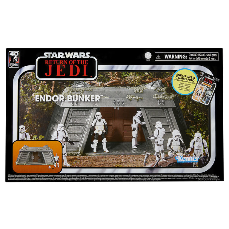 Star Wars The Vintage Collection Endor Bunker, Star Wars: Return of the Jedi 3.75" Playset and Action Figure