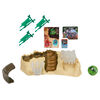 Bakugan Training Set avec Titanium Trox, thème clan des dinosaures, figurine articulée personnalisable, cartes à échanger et coffret