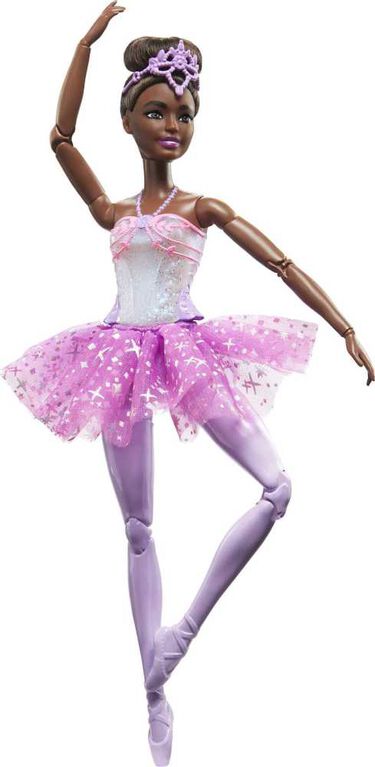Barbie Ballerine Lumières Scintillantes-Poupée cheveux noirs