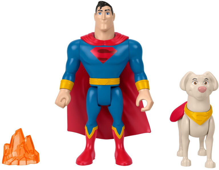 Fisher-Price DC League of Super-Pets Superman and Krypto Figure Set