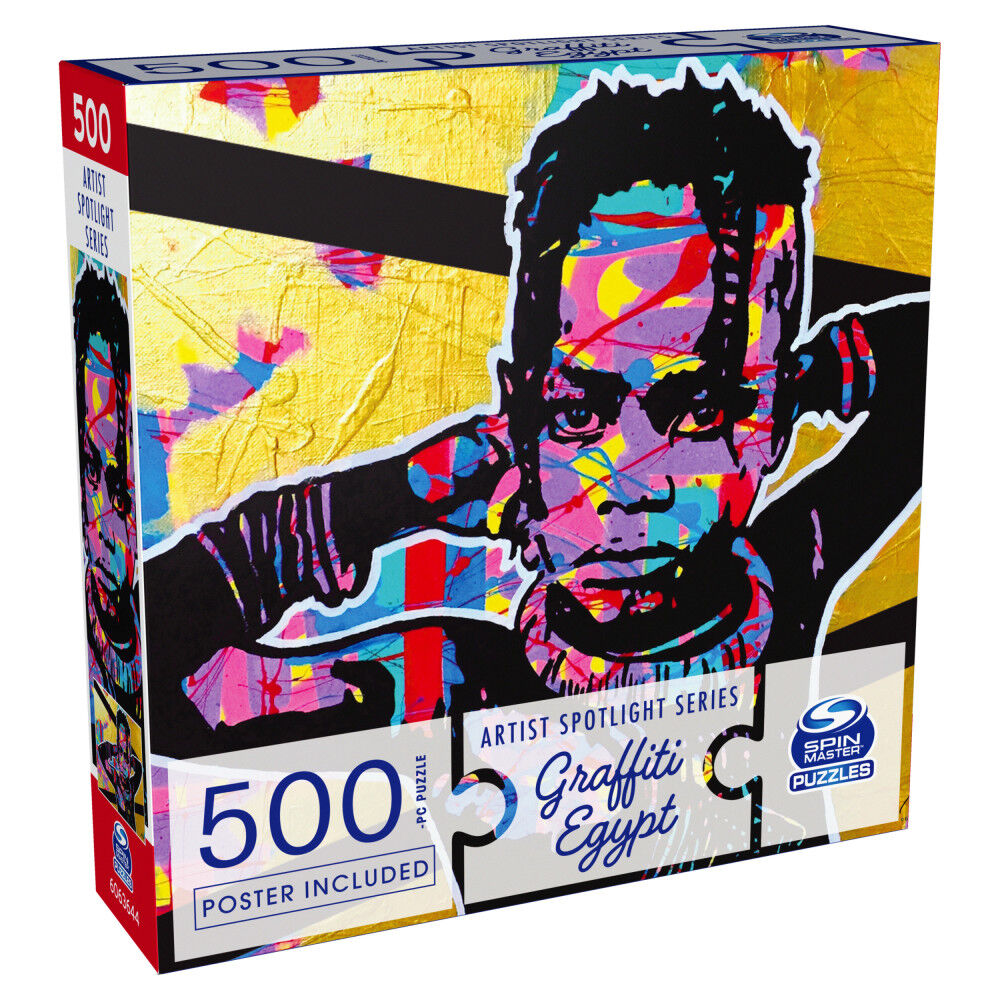 500-Piece Jigsaw Puzzle, Graffiti Egypt, Morning, by Spin Master Puzzles - English Edition