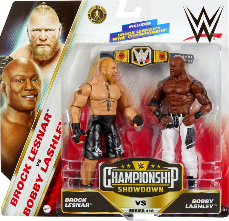 WWE Championship Showdown Brock Lesnar vs Bobby Lashley 2-Pack