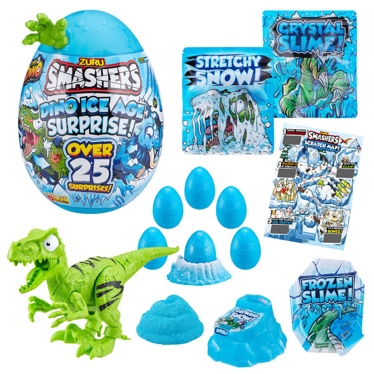 Smashers Dino Ice Age Surprise Egg (With over 25 Surprises!)