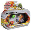 Bakugan Geogan Brawler 5-Pack, Exclusive Viperagon and Sluggler Geogan and 3 Bakugan Collectible Action Figures