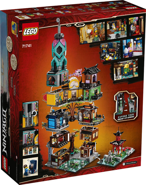 LEGO Ninjago Les jardins de la ville de NINJAGO 71741 (5685 pièces)