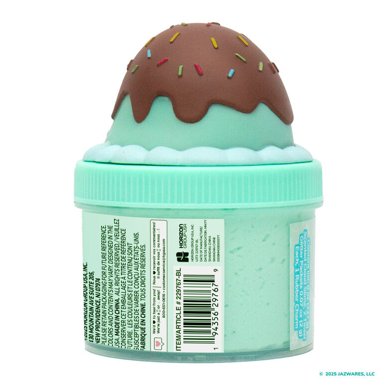 Original Squishmallows Maya the Ice Cream Premium Cloud Slime, Chocolate Scented