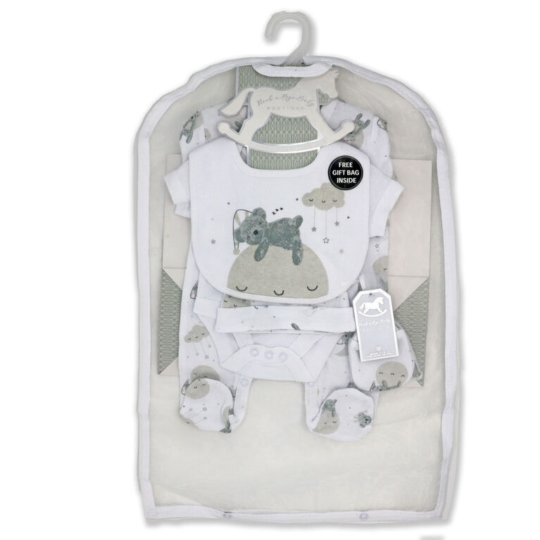 Rock A Bye Baby Uni 5 Piece Set Bear 0-3M