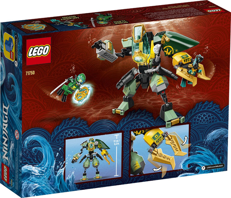 LEGO Ninjago Le robot aquatique de Lloyd 71750 (228 pièces)