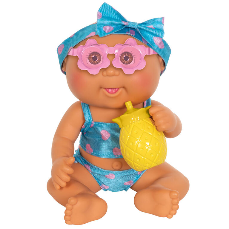 Cabbage Patch Kids Basic Tiny Newborn (Drink 'n Wet Swim Time) - Brunette Brown Eyes