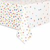 Rainbow Polka Dots Nappe en Plastique 54" x 84"