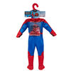 Marvel's Spider-Man Deluxe Youth Costume Size Small - Muscle Jumpsuit With Printed Design And Polyfill Stuffing Plus Full Fabric Headpiece And Gloves