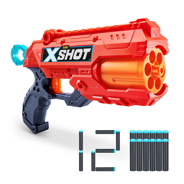 X-Shot Excel Reflex 6 Blaster (12 Darts) by ZURU