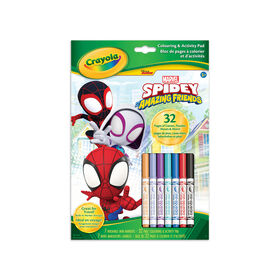 Crayola Colouring & Activity Book, Spidey & Friends
