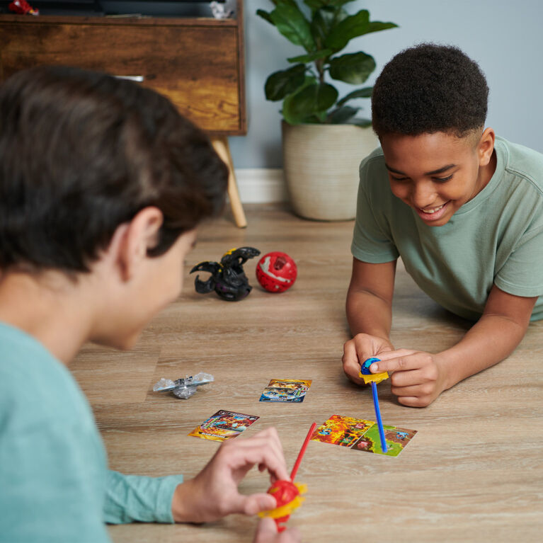 Bakugan, Special Attack Trox, figurine articulée personnalisable rotative et cartes à collectionner