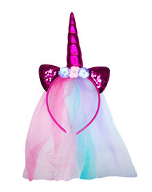 Hop Skip Sparkle Unicorn headband Pink
