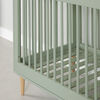 Balka Lit de bébé avec hauteur ajustable Vert sauge